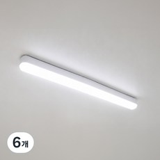 안트 LED 일자등 30W 형광등 사무실 상가 제조사직영, 6개, 주광색