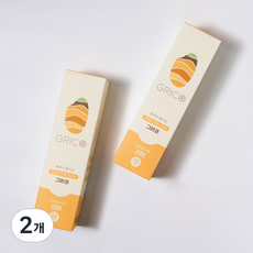 그리코 국내산 자연분해 쌀 빨대 개별포장 생분해, 2개, 100개