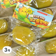 손으로 익히는 망고 슬랑이 장난감, 3개