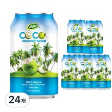 와나 NFC 100% 천연코코넛워터, 24개, 330ml