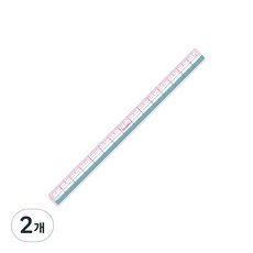 KEARING 옷 패턴 자 1.2mm 두꺼운 자 패턴 그레이딩 자 그레이딩 자 의류제작 도구 패션디자인 도구 재봉자 판본 자 재봉용 자 양면인쇄 밝은어두운천 모두 선명한색상, 2개, 15cm (8015B)