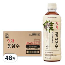 정관장 헛개홍삼수, 500ml, 48개