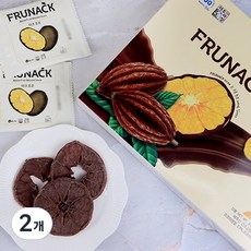 [제주사월] 제주감귤칩 프루낵 다크초코 초콜릿맛, 57.6g, 2개