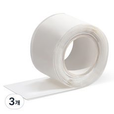 실리콘테이프 25mm x 1.5m 화이트 방수테이프 누수방지 자기융착, 3개