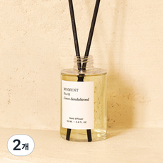 모먼트 디퓨저 리필+리드스틱, 2개, 160ml, 패츌리 샌달우드 (감각적인 우디향)