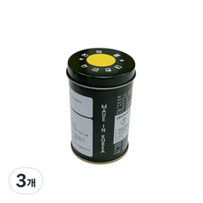 국산 연막탄 1분용 (소방훈련용 신호 구조용 공연연출 행사 누구나 사용 가능), 3개, 노란색