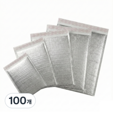 팩센스 프리미엄 은박 보온 보냉팩, 100개, 은색