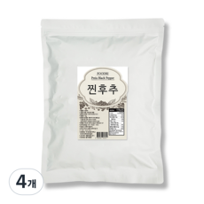 FOODRI 찐후추 후추가루, 4개, 1kg