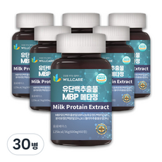 윌케어 유단백추출물 MBP 메타정 600mg x 60정, 30개