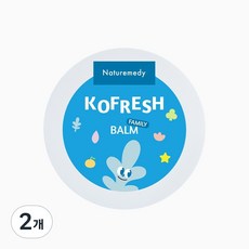 네츄레메디 코프레쉬밤 패밀리 용기형, 20g, 2개