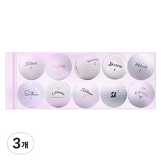 굿샷골프 특a+급 골프공 로스트볼, 3개, 10개입, 화이트