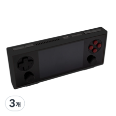 AYANEO POCKET MICRO TPU 범퍼 케이스, 3개, BLACK, 하우징 범퍼 케이스