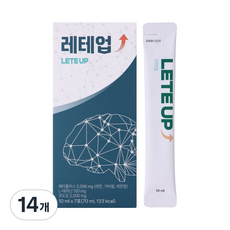 레테업 어린이 유아 무카페인 L- 테아닌 긴장감완화 키즈 공부 초등 집중력 긴장감, 14개, 10ml