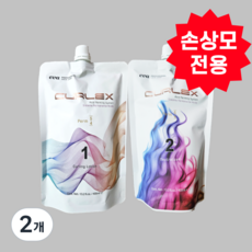 스페인 에바 산성펌제 pH 5.4 1제 + 2제 극손상모용 400g, 2개, 400ml