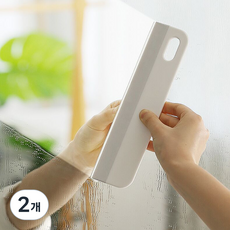 필굿리빙 고급 미니 핸드 스퀴지, 화이트, 2개