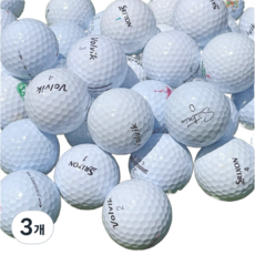 브릿지 유명 혼합볼 특a+급 골프공 로스트볼 비재생, 화이트, 3개, 10개입