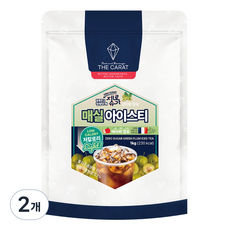 더캐럿 제로슈가 매실 아이스티 파우더 분말, 1kg, 2개, 1개입