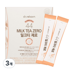 닥터리본 44 밀크티 제로 다이어트 당류 ZERO 혈당케어 체지방 감소 도움 그린커피빈 체지방 바나바잎추출물 HACCP 인증, 3개, 20개입, 15g
