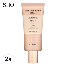 로댕쇼 엑티브 보습 콜라겐 영양 크림, 2개, 50ml