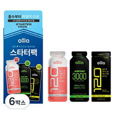 올라 120 파워젤 에너지젤 러닝 마라톤 자전거 스타터팩 스포츠 식품, 6박스, 135g