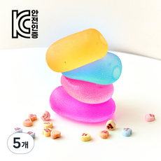 무둥 KC인증 말랑 스퀴시 스트레스볼, 5개, 256g, 오렌지