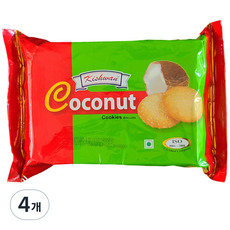 S.N. FOOD COCONUT COOKIES 코코넛 쿠키비스켓 방글라데시 과자, 270g, 4개