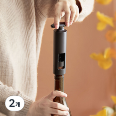 에코럭키 이지 와인 오프너 호일커터 간단하고 편리한 와인병따개, 2개, 와인오프너-단일색상