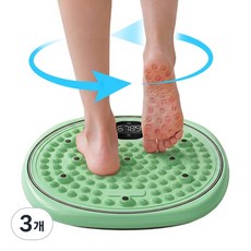 Nicoliley 지압 트위스트 지압매트, 녹색, 3개