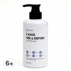 세소비 저자극 쿨샴푸 비듬 두피케어 지성샴푸1위, 6개, 500g
