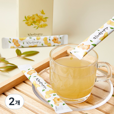 농부창고 [달지않은] 국산100% 생강청스틱 물한방울 넣지않은 안동 생강차, 16g, 10개입, 2개