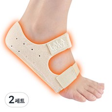 라라무브 족저근막 아치 발바닥 뒤꿈치패드, 스킨, 2세트
