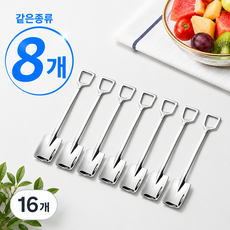굿라이프 아이스크림 티스푼, 삼각형 티스푼, 16개, 실버