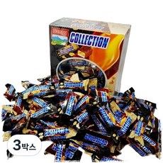 콜렉션 코코아코티드 피넛카라멜 누가바 (약100여개입) 대용량, 800g, 3박스
