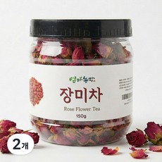 엄마농장 장미차 꽃차 로즈티, 2개, 1개입, 150g