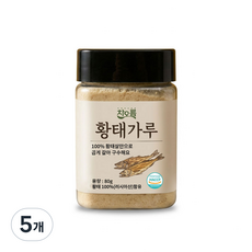 [차오름]황태살100% 황태가루 무첨가 haccp 러시아, 5개, 80g