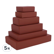 다용도 국산 레자 베개 25x7cm 캠핑 병원 찜질방 사우나 스펀지 가벼움, 5개