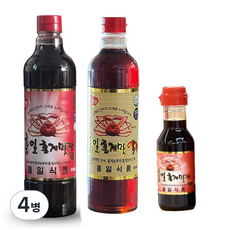 홍일식품 홍게맛장소스 홍게맛액젓 사은품증정, 900ml, 4개