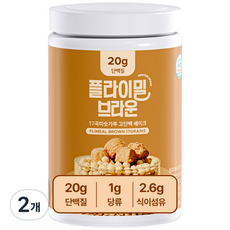 플라이밀 브라운 17곡미숫가루 쉐이크, 630g, 2개