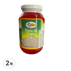 필리핀 Nata de Coco (Coco gel) 나타드 코코 (레드)340g, 2개, 340g