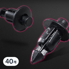 야마하 전용 PVC볼트 오토바이 카울핀, 40개