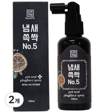 무지조타 냄새쓱싹 강아지 뿌리는 치약 강아지입냄새제거엔 강아지치약, 구강/치석관리, 2개, 100ml