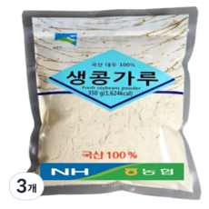농협 생콩가루 강원도 인제 신선도보장 최신상품, 3개, 350g