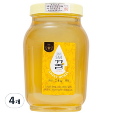 달콤달콤 꿀 사양벌꿀, 2.4kg, 4개