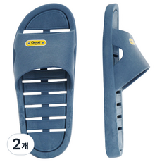 좋은쓰임 와이드욕실화 1P, 브라운, 2개