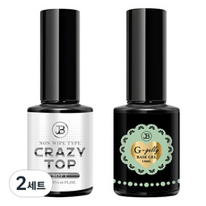 그라시아 지젤리베이스_14ml + 소프트탑젤_14ml _1세트, 지젤리베이스 14ml+소프트 탑젤 14ml, 2세트