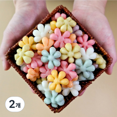 굿푸드365 국산쌀 레인보우 꽃떡국떡, 2개, 1kg