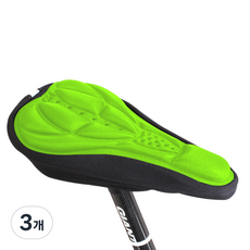엔빙 고발포 슬림 자전거 안장커버, 형광그린 (NB-035 GR), 3개