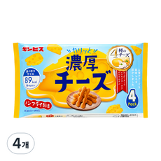 긴비스 농후 치즈 스낵, 4개, 72g