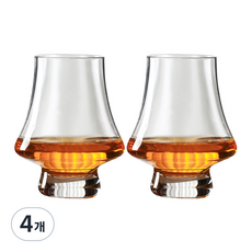 플라로 위스키잔 언더락잔 노징글라스 싱글몰트잔, 4개