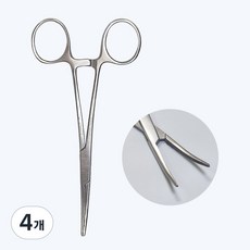 캘리 가위 14cm 곡선 켈리 포셉 의료 의료용 간호사 병원 실습용, 4개